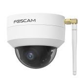 Foscam D4Z - 2K 4MP Outdoor PTZ Dual-Band WiFi Security Camera with 4x Optical Zoom, IK10 Dome and AI Human Detection