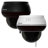 Foscam D8T 4K 8MP Outdoor WiFi 6 PT Security Camera with AI Human/Vehicle Detection, IK10 Vandal Resistant Housing, Two-Way Audio
