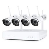 Foscam FN8108W - 8CH 4K 8MP Mesh WiFi Security Kit, AI Human Detection, Incl 4x 3MP Cameras & 1TB Hard Drive