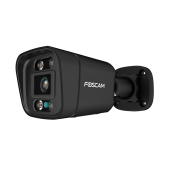 Foscam V4EC - 4MP Outdoor PoE IP Security Camera with Starlight Colour Night-Vision, Built-in AI Human Detection and Light & Sound Alarm