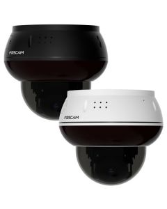 Foscam D8ET 4K 8MP Outdoor PoE PT Security Camera with AI Human/Vehicle Detection, IK10 Vandal Resistant Housing, Two-Way Audio