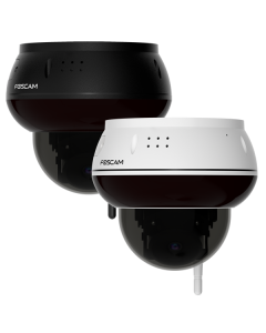 Foscam D8T 4K 8MP Outdoor WiFi 6 PT Security Camera with AI Human/Vehicle Detection, IK10 Vandal Resistant Housing, Two-Way Audio