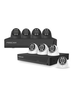 Foscam FNA108E-T4 - 8 Channel 4K 8MP PoE NVR Kit with 4x T8EP Cameras & Built-in 2TB HDD