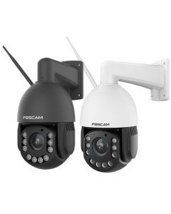 Foscam SD4H - 2K 4MP Outdoor WiFi Auto Tracking PTZ Security Camera with 18x Optical Zoom, 2-Way Audio & AI Human/Vehicle Detection