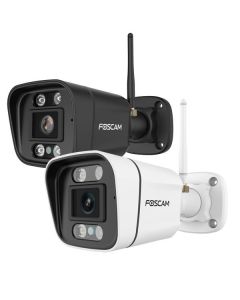 Foscam V8P - 4K 8MP Outdoor WiFi Security Camera with AI Human/Vehicle Detection and Light & Sound Alarm